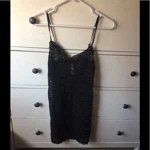 Victoria’s Secret black lace nightie